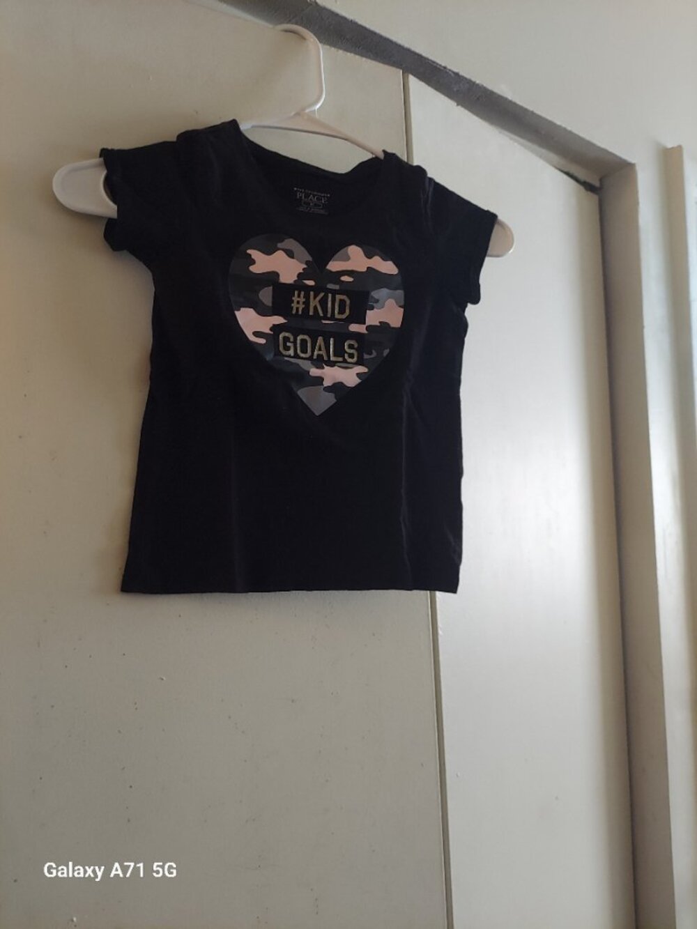 The Children's Place Black Camo /Goals Graphic Tee